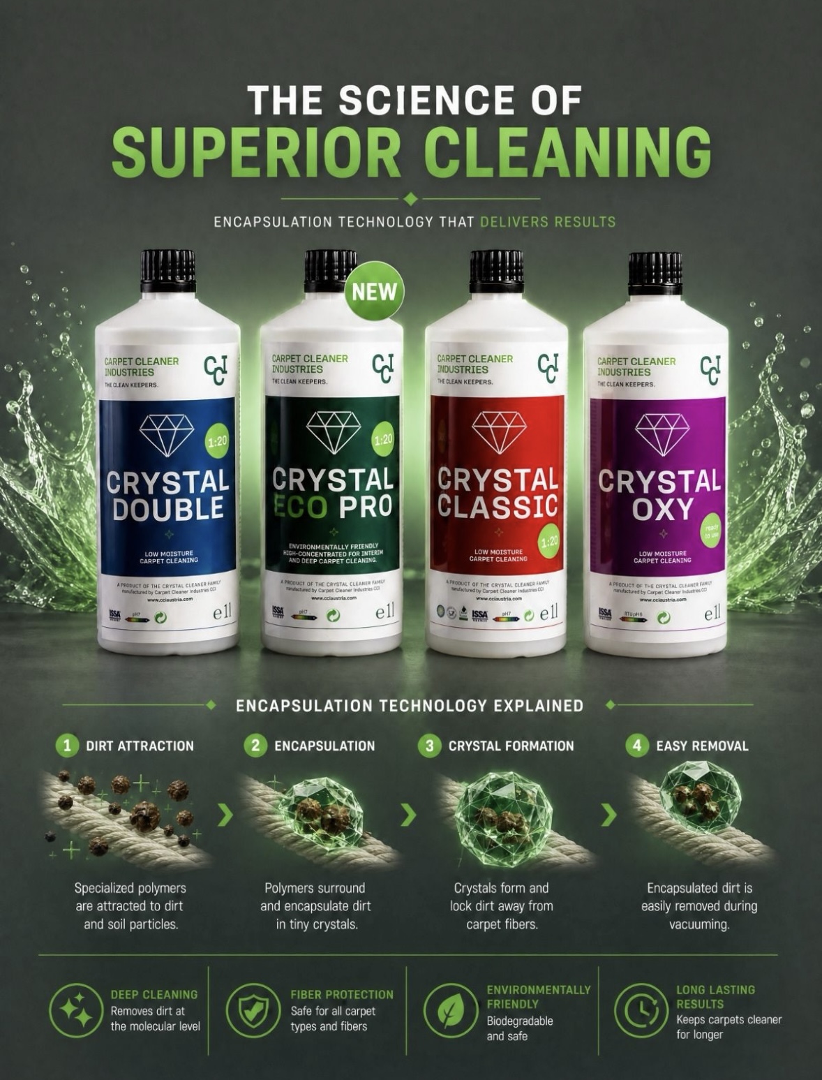 Crystal range — encapsulation technology